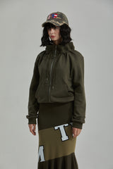 LEADER ZIP-UP -KHAKI