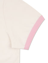Women's Crop Vintage Mood Ringer Short Sleeve T-Shirt Cream (FCE2TS201W)