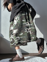 BASIC MILITARY カモフラージュバミューダ🩶💚💙🖤3COLOR