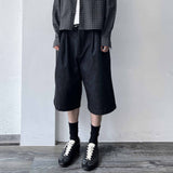 Aライン シルエット ハイストリート ツイルショーツ