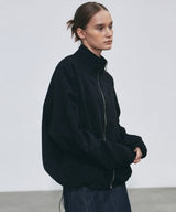 NICOLE STRING WINDBREAKER_BLACK