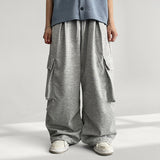 ヒース ビッグポケット スウェット ワイドパンツ (4 colors)