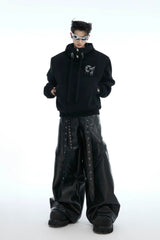 Pearl Accent Padded Hoodie