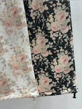  floral sweat crop pants