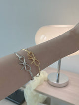 ribbon bangle bracelet