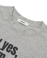 オールウェイズ レイト クロップ Tシャツ (GREY)
