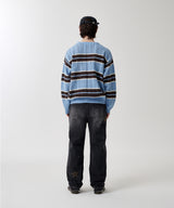 MESH STRIPE KNIT