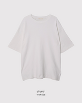 ミルクレイヤードルーズフィットショートスリーブTシャツ (5color)