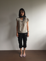 フレンチ パフ ブラウス (3color)
