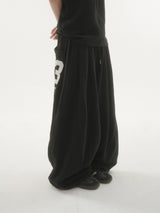 Bold 23embroidery sweat pants -3C