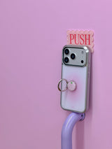 [SET] PINK STRAWBERRY SORBET Silver Epoxy Case Ring Tok