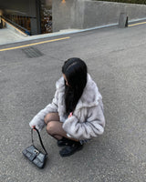 ミンククロップファージャケット