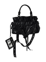 chic shirring motor bag