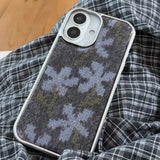 WILDFLOWERS MOHAIR EPOXY CASE - BLUE