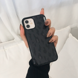 cloud leopard case - charcoal