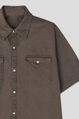 コウルウェスタンショートスリーブシャツ (4 Colors)