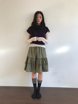 ソーヴィニヨンタイアップハーフニット (3color)