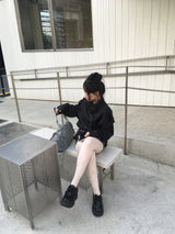 クロップ トレンチ ジャケット