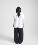 手書き風リックTシャツ-ホワイト