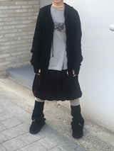 soft tulip pleats skirt