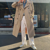 LMN ファーストコットンワイドパンツ (6 colors) - IVORY, SAND GRAY model pitting