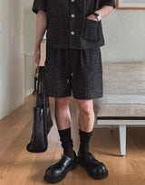 Lione Tweed Half Pants