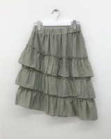 ローザ アシンメトリカル フリル スカート (3color)
