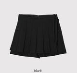 FNレイヤードラッププリーツスカートパンツ (3color)
