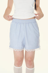 Choa lace track shorts