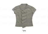 WAVE DRAPE SHIRT