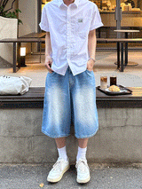 Send washing over bermuda pants