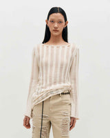 ルーズゲージニット _ アイボリー