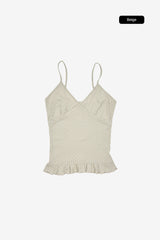 Sand punching frill sleeveless