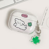 [AirPods] フラフィークローバーハードケース (only case)