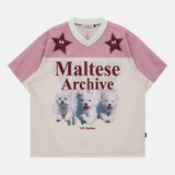 Maltese Archive Mesh Jersey Half Sleeve T-shirt