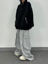 ビッグワイドフリースパンツ