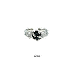 Black odd Ring (4ver.)