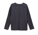 Solin cut ribbed long sleeve tee