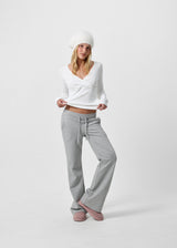 [B-BASIC] Mid-Sweat Low-Waist Bootcut Elastic Pants (2 SIZE)
