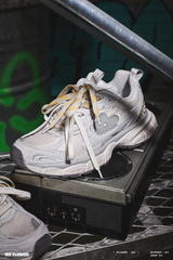 We Flower Vintage Distressed Height-Increasing, Dirty Shoes, Casual and Versatile, Dad Shoes.
