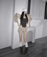bold logo beanie (4colors)