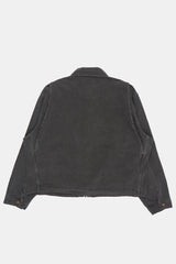 Scaddan pigment zip-up work jacket