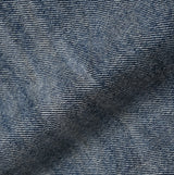 テロ ダブル バック ポケット エンボス デニム パンツ