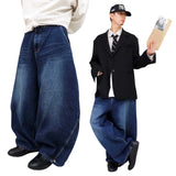 Real Big Balloon Snap Denim Pants