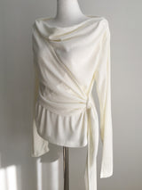 Cross strap drape T