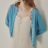 Signature Wave Linen Cardigan