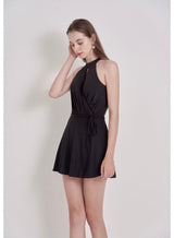 Daisy Swim Skirt Black