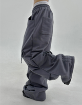 (SHIRRED BOW❤/BRUSHED FLEECE❤/100% COTTON) TRAINING BOW PANTS - 3 COLOR