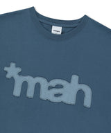 mah カットオフアップリケTシャツ