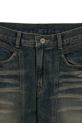line boots cut (blue)